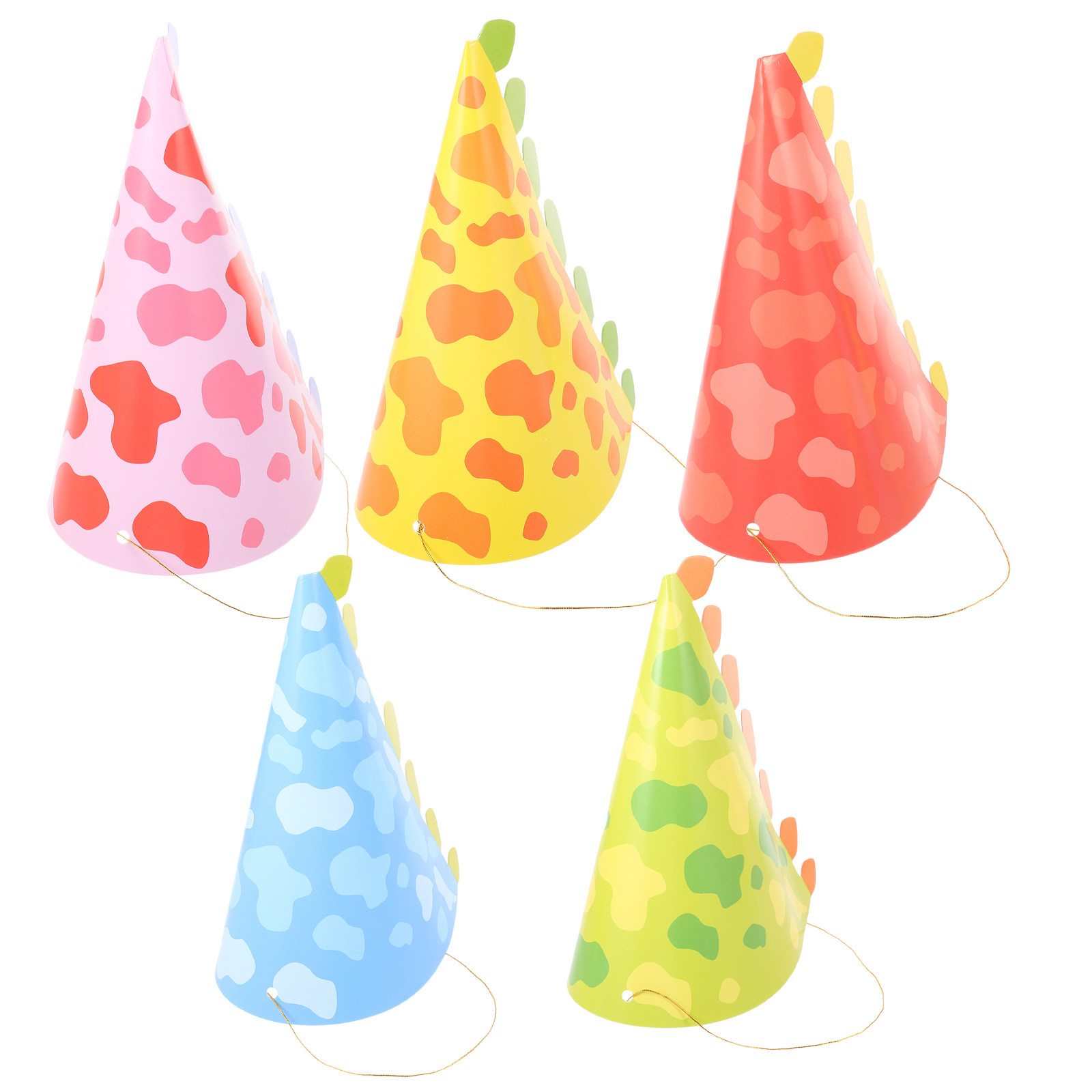 10Pcs Dinosaur Party Hats for  - Party Hat Cone 评论和价格