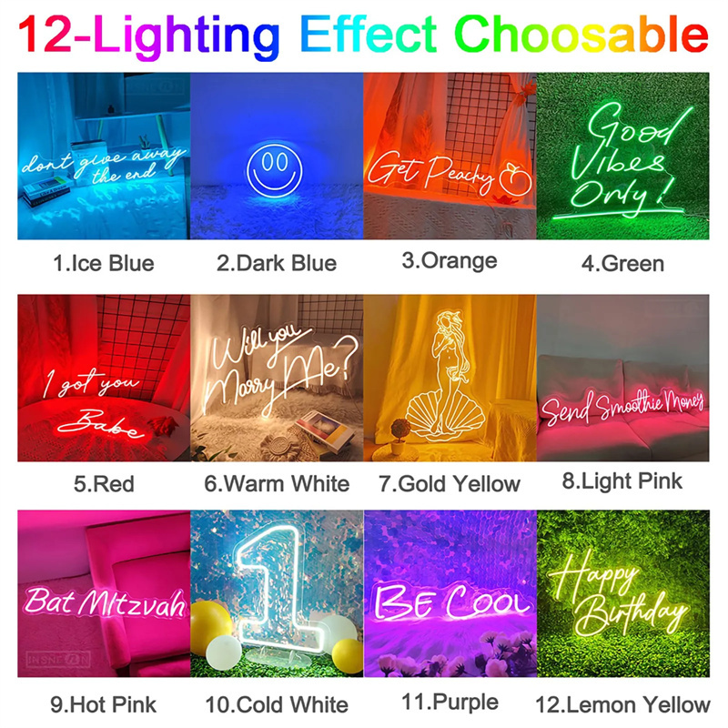 Custom Name Neon Sign Dimmable - Neon Sign Party 评论和价格