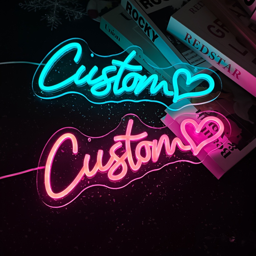 Custom LED Personalized Neon S - Neon Sign Party 评论和价格
