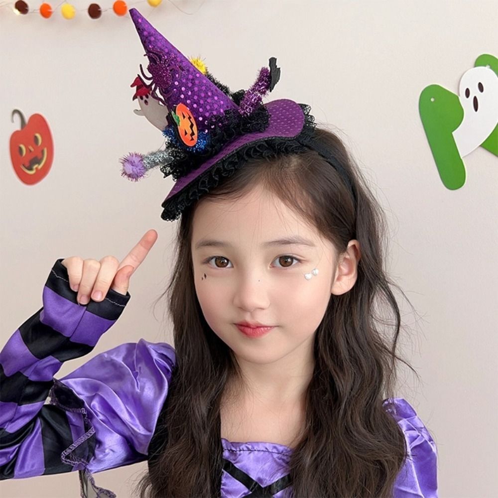 Spider Halloween Witch Hat Hea - Party Hat Cone 评论和价格