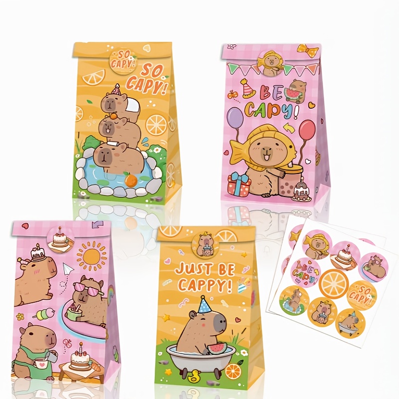 12/24/48pcs Capybara Candy Bag - Event Party Box 评论和价格