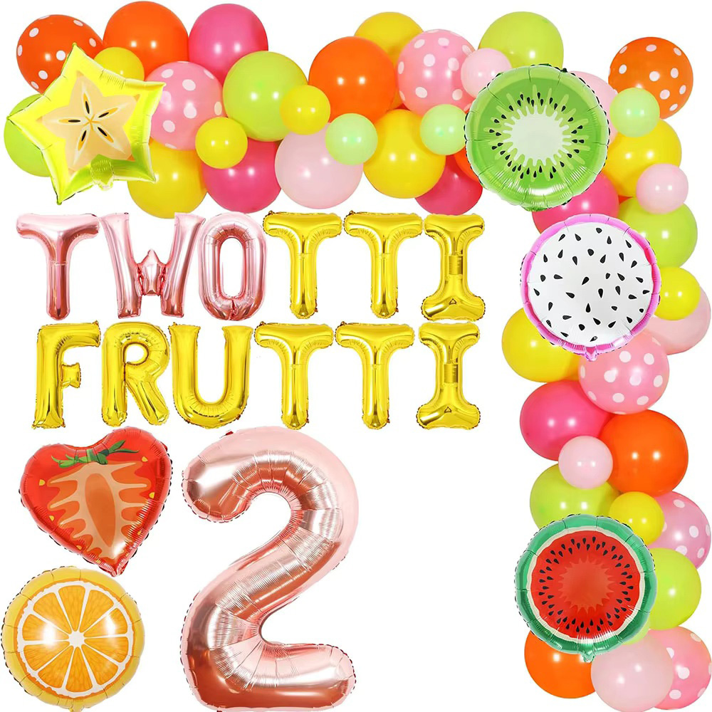 Twotti Frutti Girls Birthday P - Balloon Arch Kit 评论和价格
