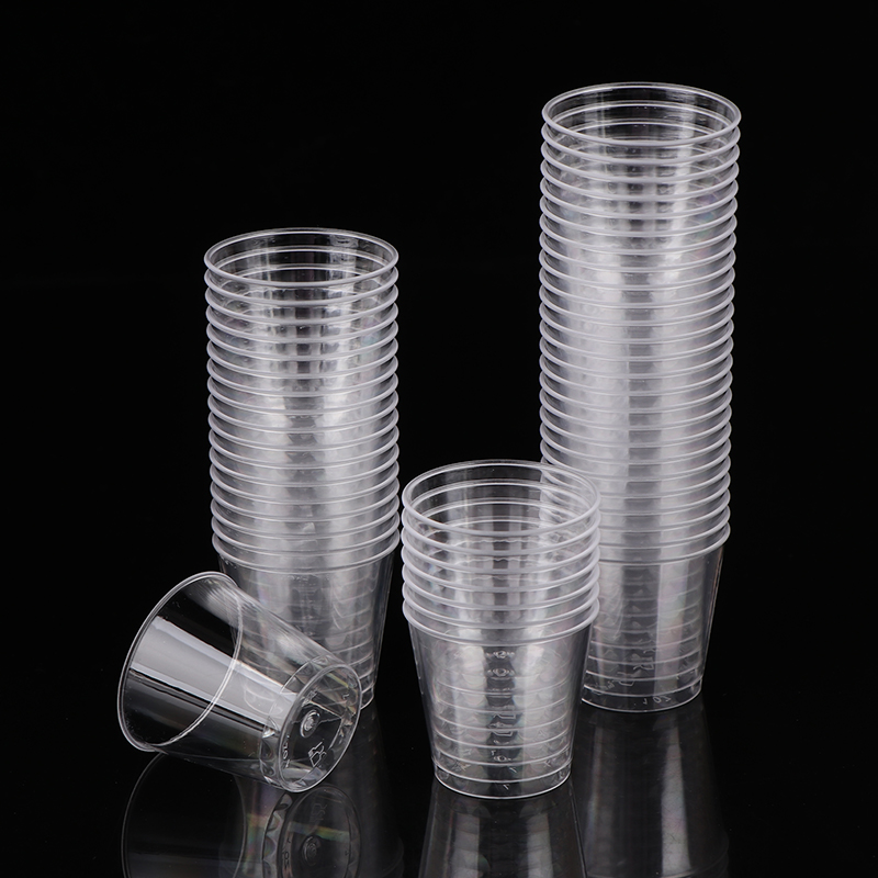 50Pcs/set Disposable Cups 30ML - Plastic Cup 50Pcs 评论和价格
