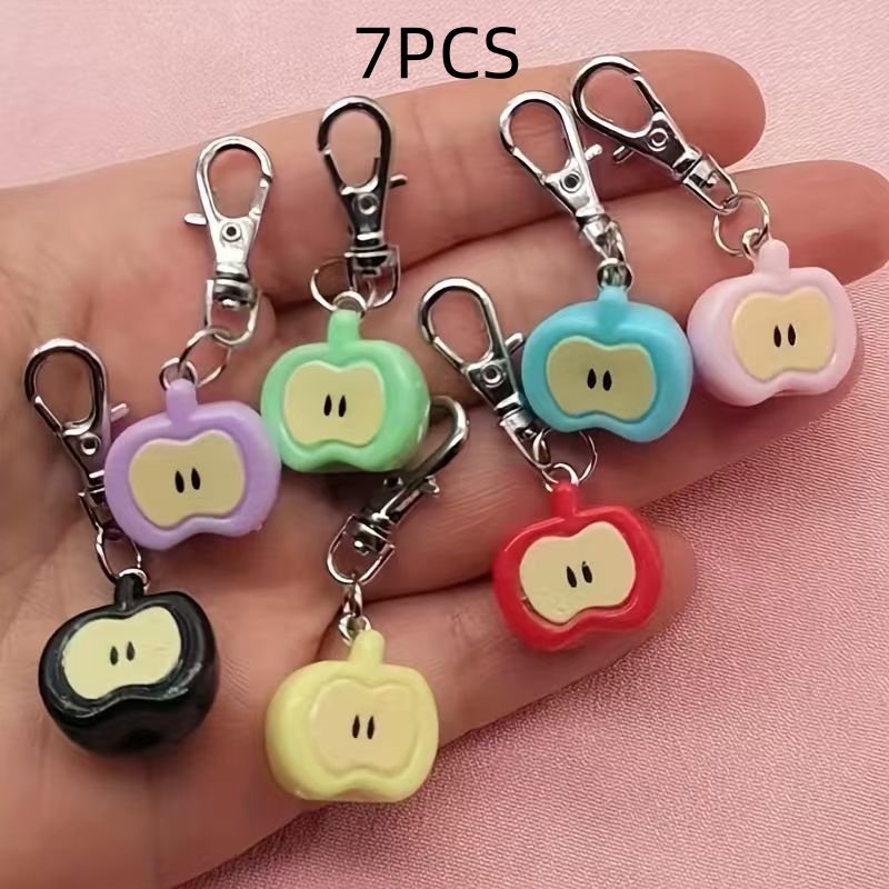 7pcs resin simulated Apple key - Party Favor Bag 评论和价格