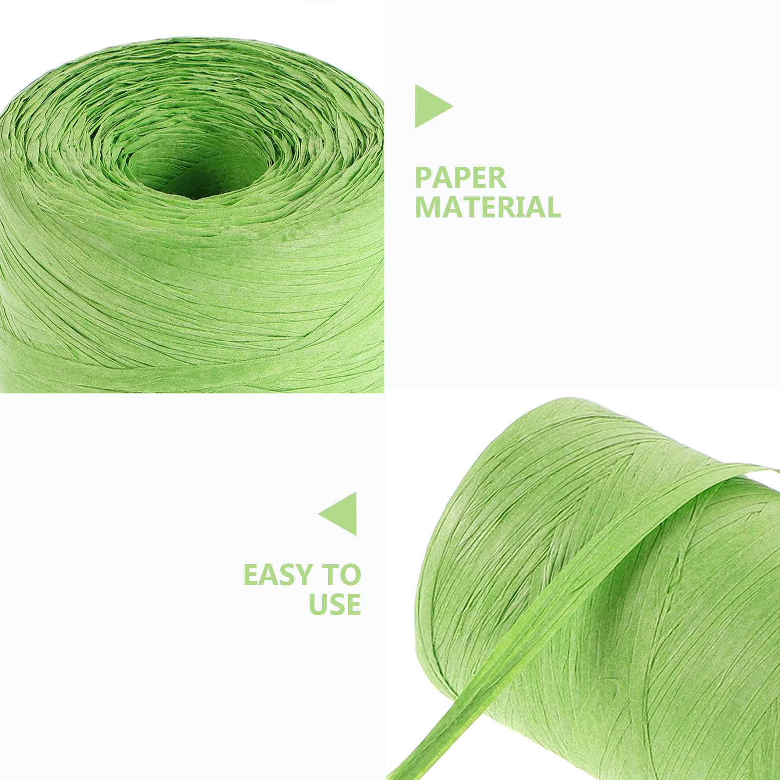Raffia Paper Colored Flat Stri - Papercraft Supply Ribbon 评论和价格