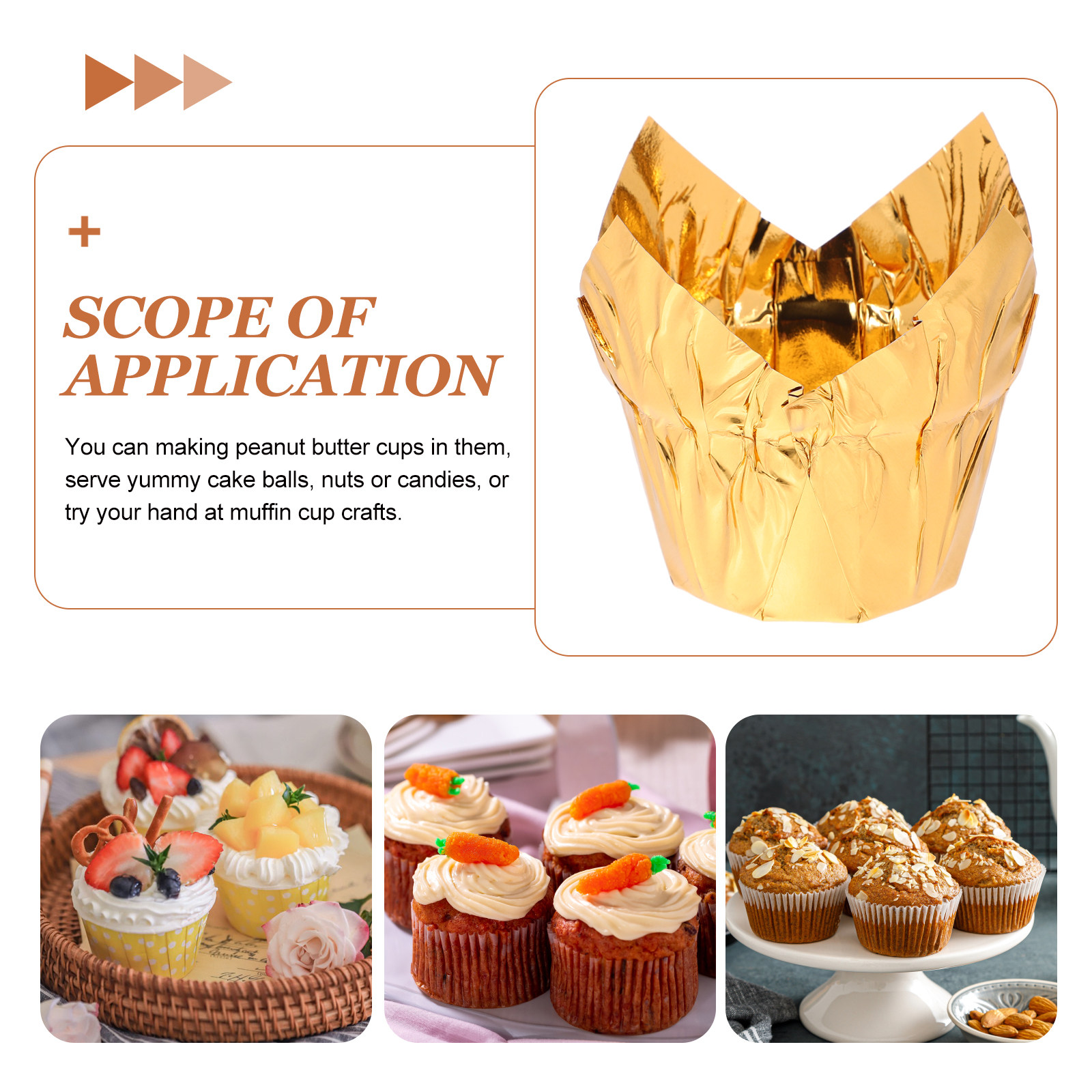 50Pcs Premium Paper Cake Cups  - Plastic Cup 50Pcs 评论和价格