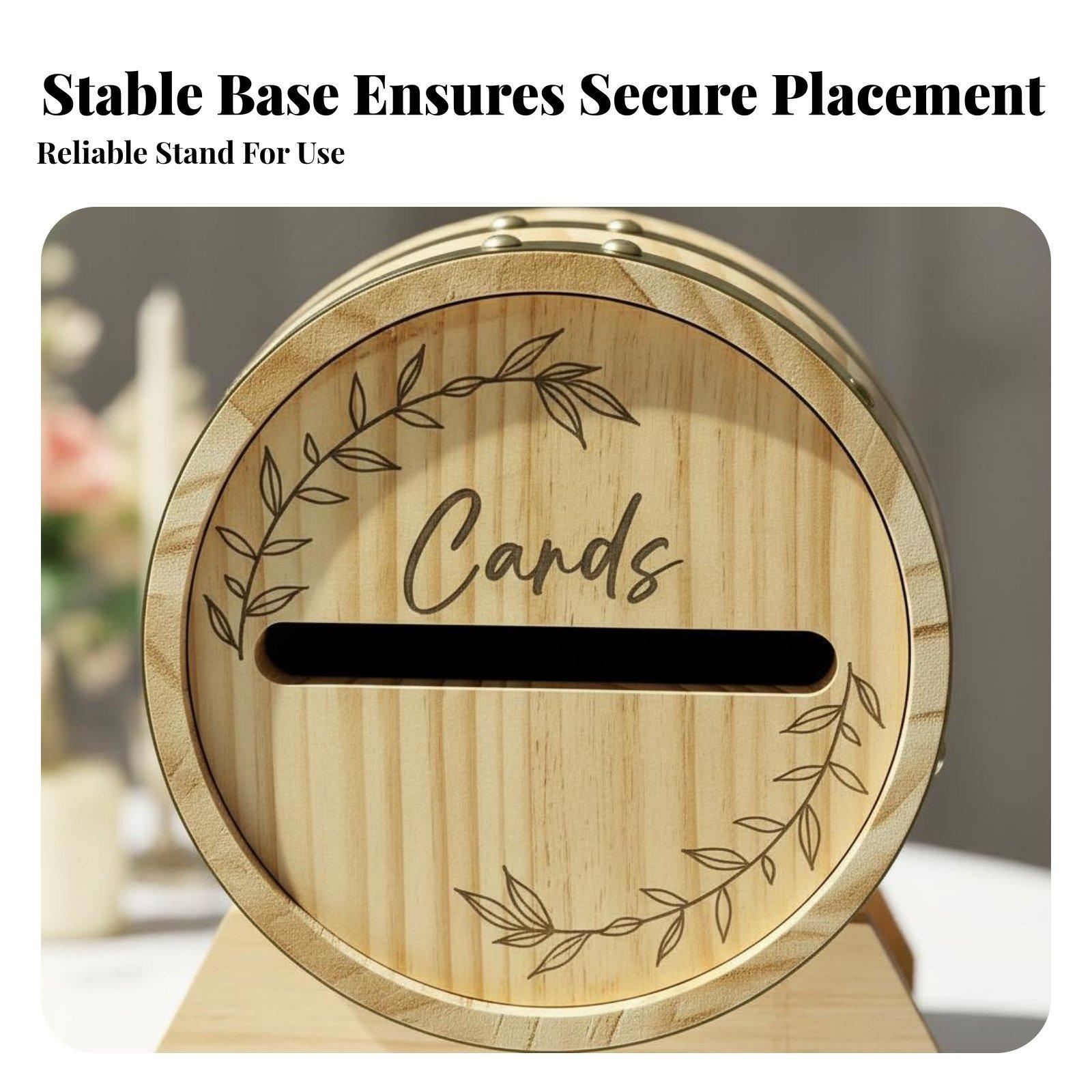 Rustic Solid Wood Card Box Bar - Event Party Box 评论和价格