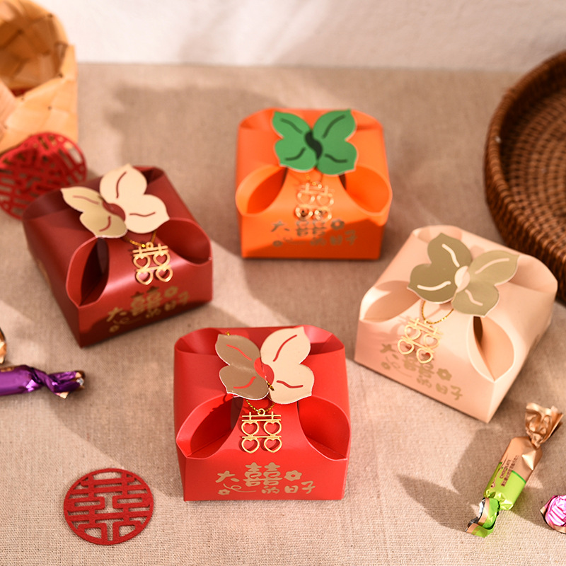 50pcs Orange Portable Gift Box - Event Party Box 评论和价格
