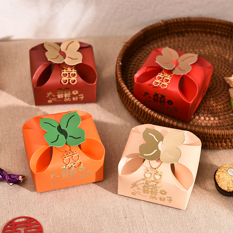 50pcs Orange Portable Gift Box - Event Party Box 评论和价格