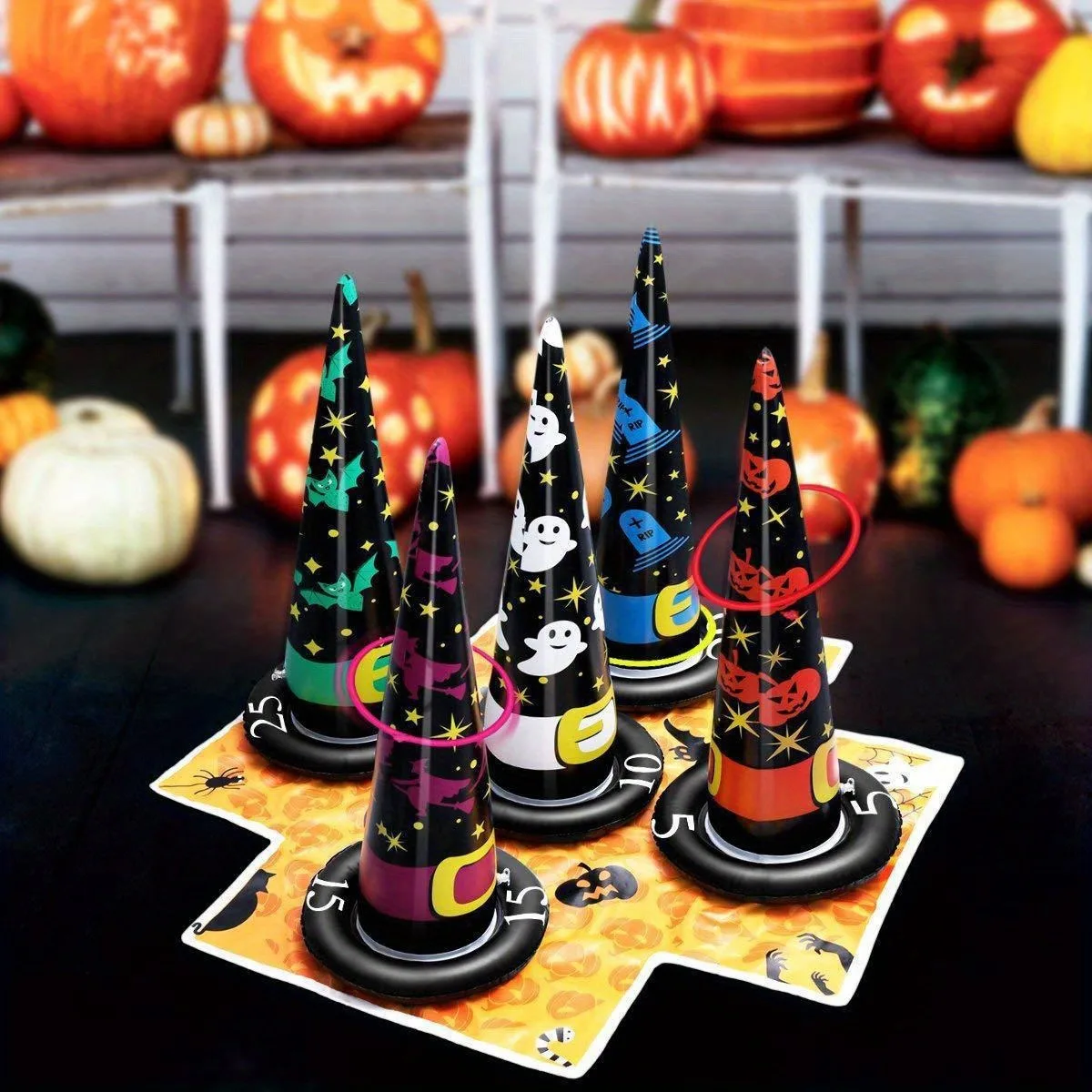 1-10Sets Halloween Inflatable  - Party Hat Cone 评论和价格