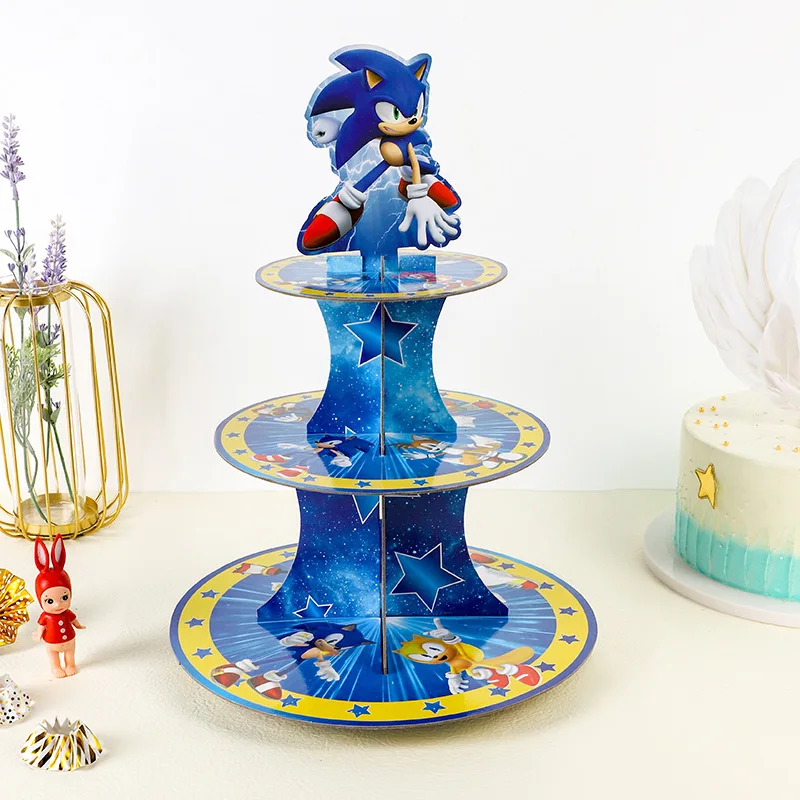 Anime Sonic Birthday Party Cak - Supply Event 评论和价格