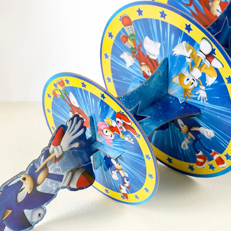 Anime Sonic Birthday Party Cak - Supply Event 评论和价格